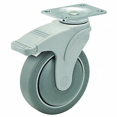 Quiet-Roll Medical Plate Caster Swivel