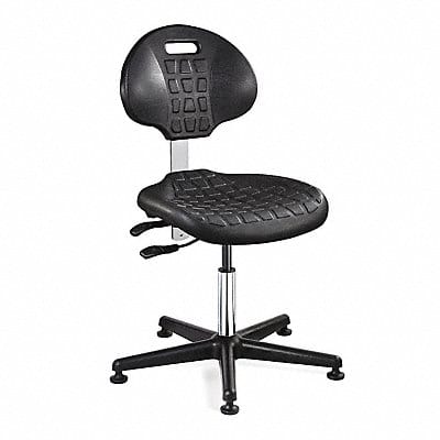 Cleanroom Task Chair Polyurethane Black