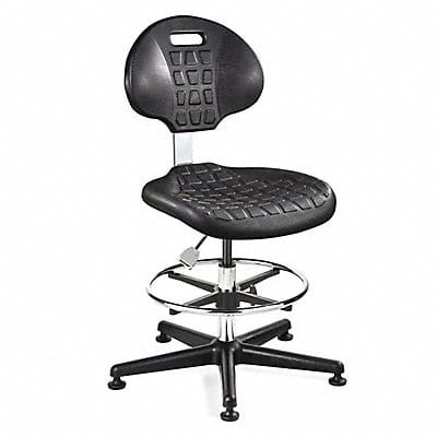 Cleanroom Task Chair Polyurethane Black