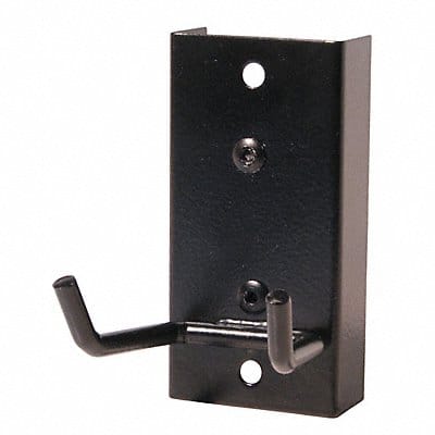 Steel Double Prong Tool Holder Black