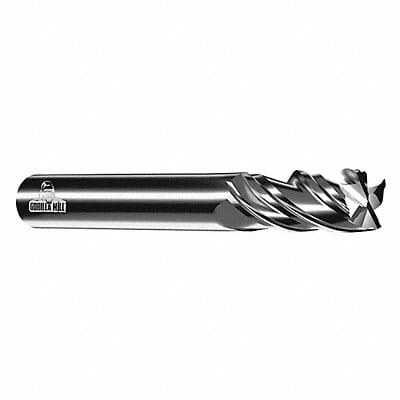 Sq. End Mill Single End Carb 1/4