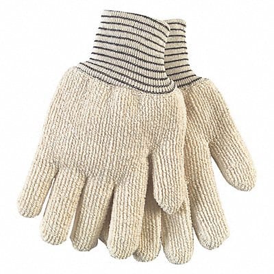 Heat-Resistant Gloves L Brown/White PK12