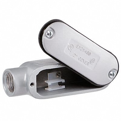 Temperature Sensor Housing Gray 5x2in