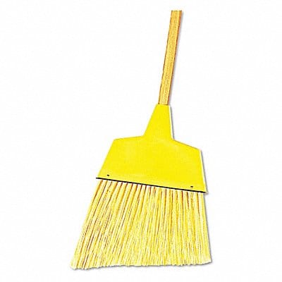 Angler Broom Plastic/Wood 53 L Ylw PK12