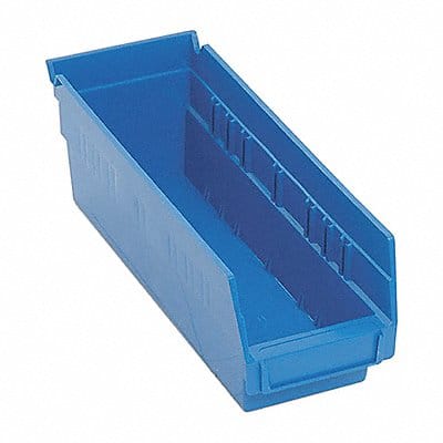 Shelf Bins 11-5/8 x4-1/8 x4 Blu PK10