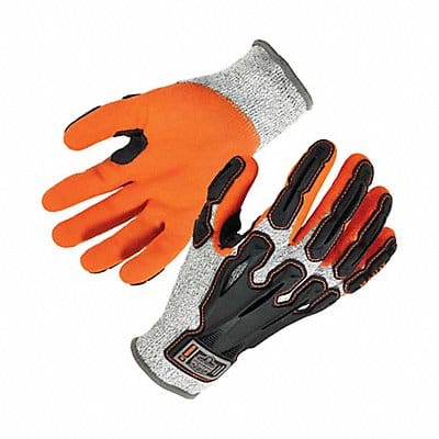 Impact Gloves Level 5 Gray/Orange M PR