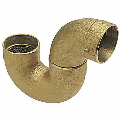 DWV P-Trap Cast Bronze 2 Tube CxC