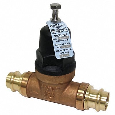 Water Pressure Reducing Valve 3/4 In.