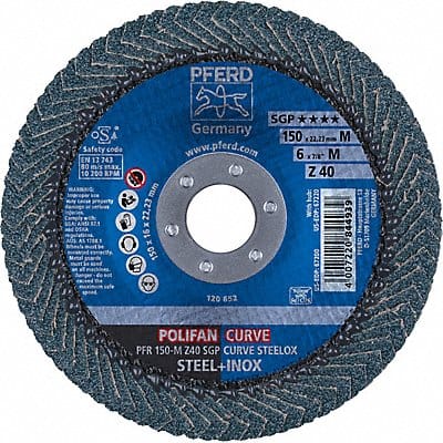 Fiber Disc 6 in Dia 7/8in Arbor 40 Grit