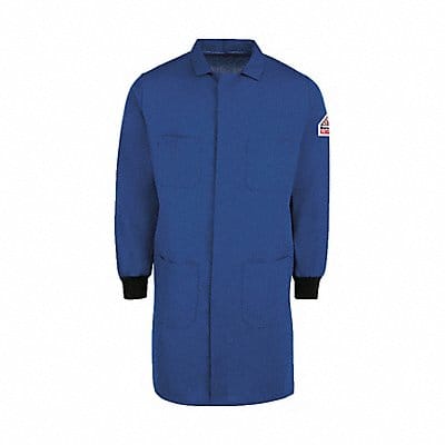 J0287 Mens Flame-Resistant Lab Coat Blue S