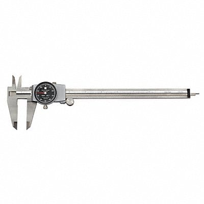 Dial Caliper Range 0 to 8In Jaw 1.9In