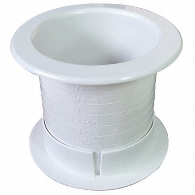 Dual Sided Grommet Wht 2.5In PK25