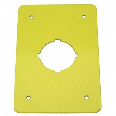 Switch Plate 30.5mm Switches Yellow