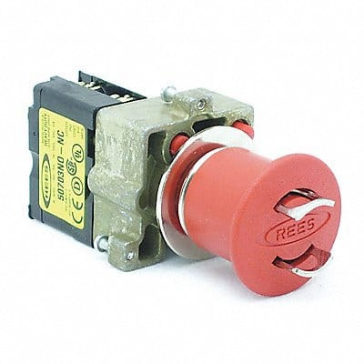 Emergency Stop Push Button Delrin Red