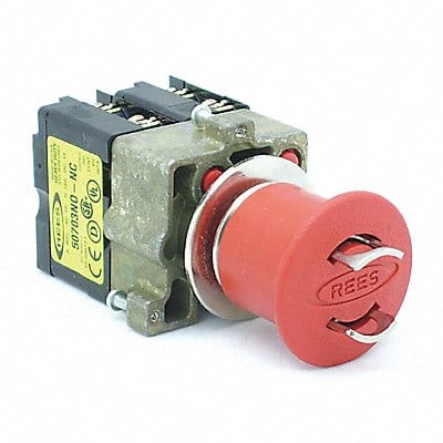 Emergency Stop Push Button Delrin Red