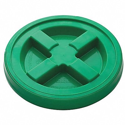 Plastic Pail Lid Green HDPE