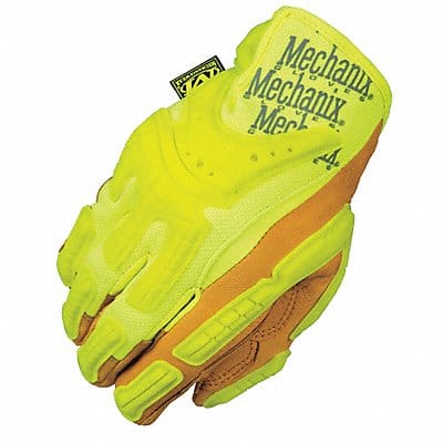 Mechanics Gloves Hi-Vis Yellow 9 PR