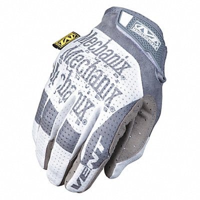 Mechanics Gloves Gray/White 8 PR