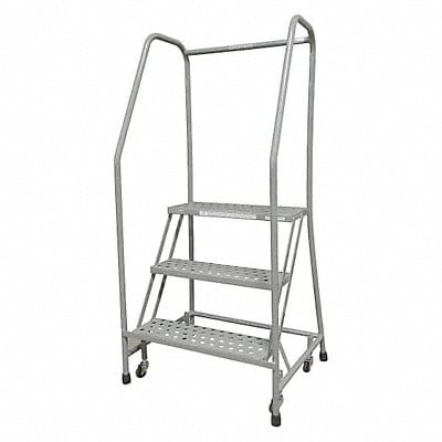 Safety Rolling Ladder 3 Steps 26in.D