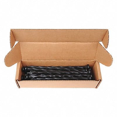 Anchor Spike Plastic 8in. Black PK24