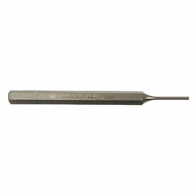 Pin Punch Steel 7-7/8in.L 1/4in. Tip