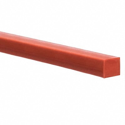 K4800 Silicone Square Cord 5/32 D 10 L 70A