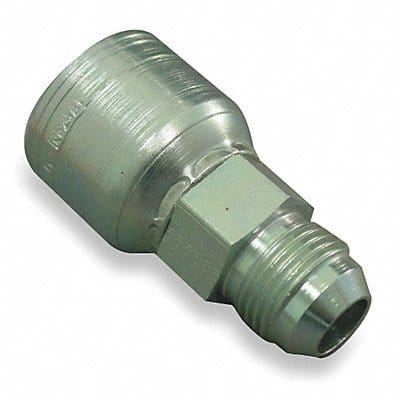 Crimp Fitting 1/4 I.D. 1/2 F JIC