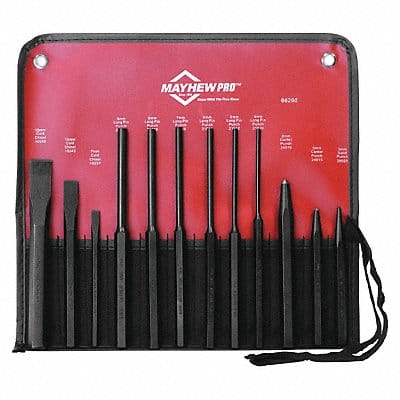 Punch and Chisel Set 12-Piece Steel