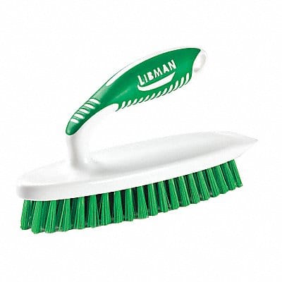 Scrub Brush Iron Handle PET Bristles PK6