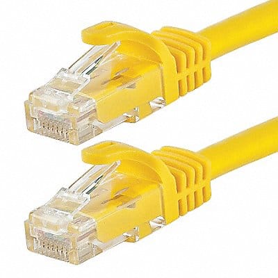 Patch Cord Cat 6 Flexboot Yellow 25 ft.