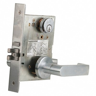 Entry Lock 06A Trim Satin Chrome C123