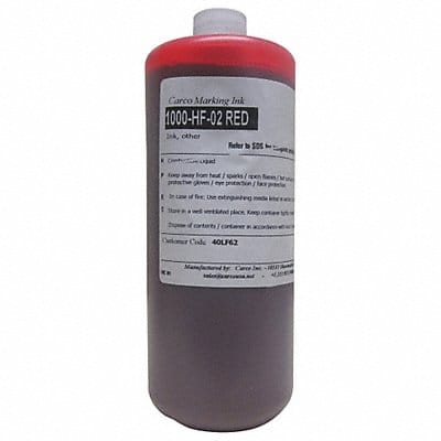 Marking Ink Dye Type Red 15 to 20 min.