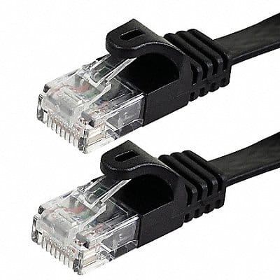 Patch Cord Cat 5e Flexboot Black 7.0 ft.