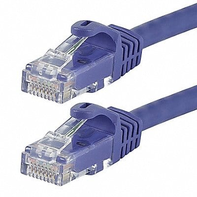 Patch Cord Cat 6 Flexboot Purple 2.0 ft.