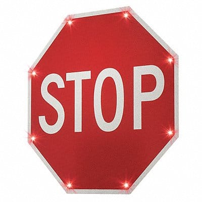 LED Stop Sign Stop Aluminum 24 x 24