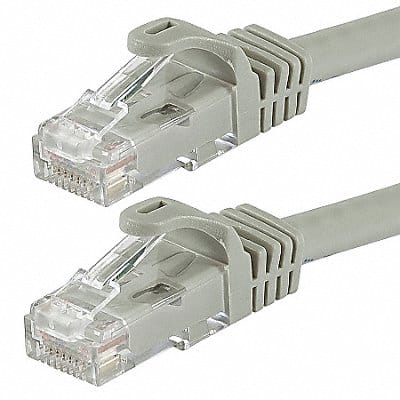 Patch Cord Cat 6 Flexboot Gray 20 ft.