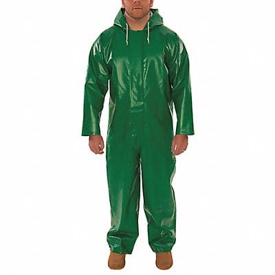 FR Coverall Rain Suit Green 5XL