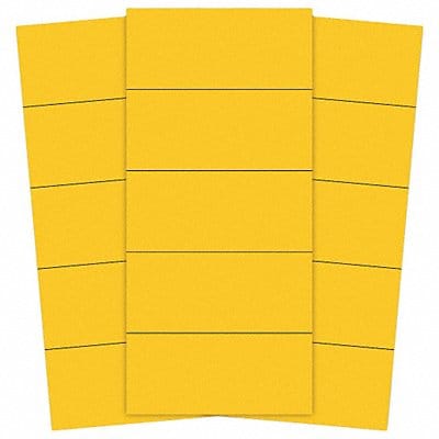 Magnetic Strips Pre-Cut 2in Yellow PK25