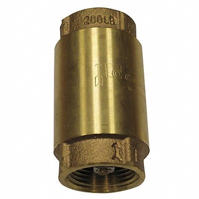 Spring Check Valve 3.5 in Overall L