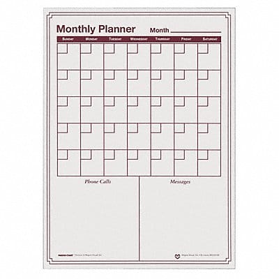 Magnetic Dry Erase Planner 16x12