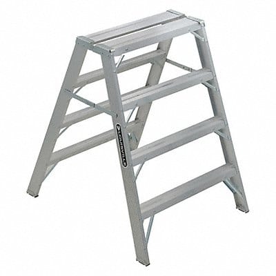 Sawhorse Ladder Aluminum 36-1/4 W 49 H