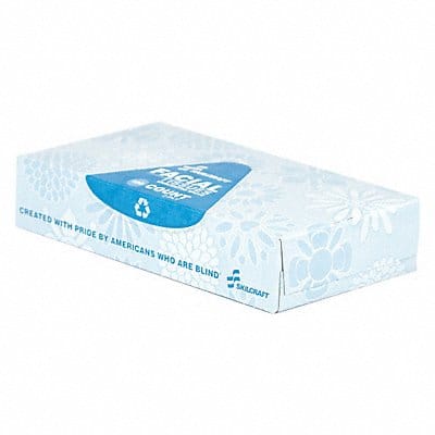 Facial Tissue 100 White