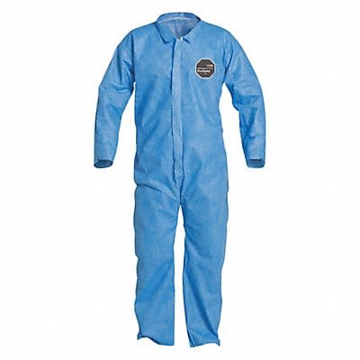 H3322 Collared Coveralls XL Blue SMS PK25