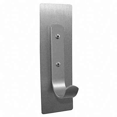 Magnetic Coat Hook 2 in W Satin Steel