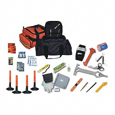 Emerg. Medical Kit Blk 20inWx9inH