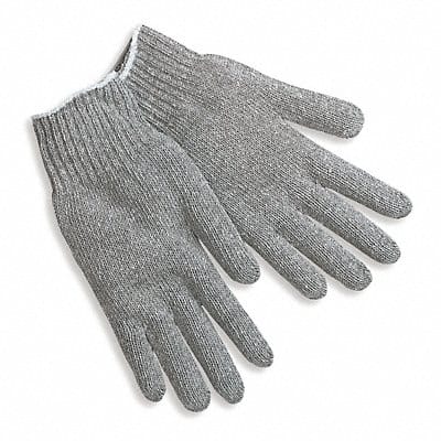 Knit Gloves 8-3/4 S Gray PR