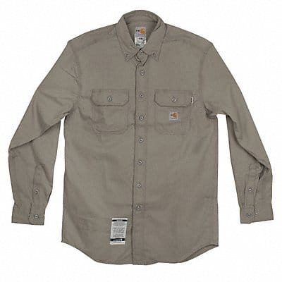 E6404 FR Long Sleeve Shirt Twill Gray M