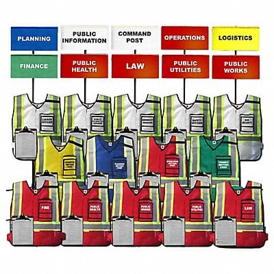 EOC Flag/Vest Kit 44 Pcs