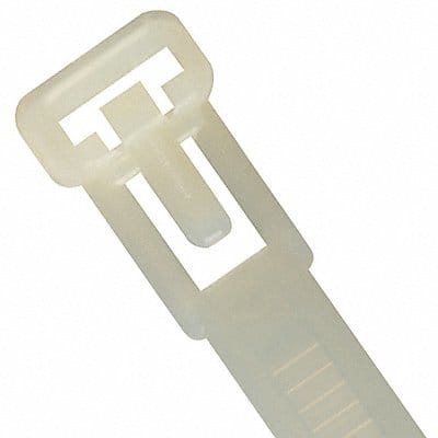 Cable Tie Releasable 8 in Natural PK500