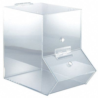 Dispensing Bin Clear 6-1/4 in W